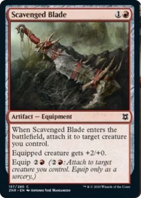 Scavenged Blade 157/280 Zendikar Rising Singles (Español)