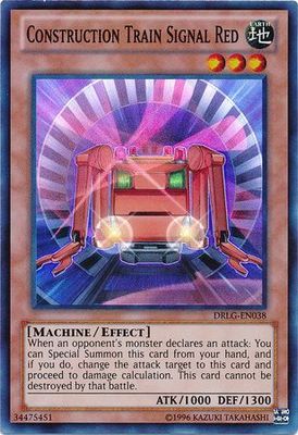 Construction Train Signal Red - DRLG-EN038 - Super Rare Unlimited Dragons of Legend Unlimited Singles