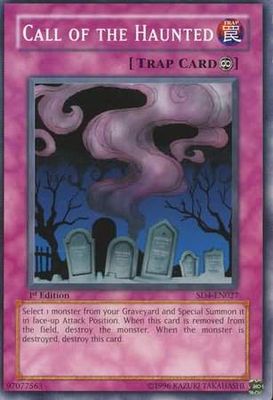 Call of the Haunted - SD4-EN027 - Common 1st Edition Structure Deck: Fury from the Deep 1st Edition Singles