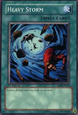 Heavy Storm - SD8-EN022 - Common 1st Edition Structure Deck: Lord of the Storm [SD8] 1st Edition Singles