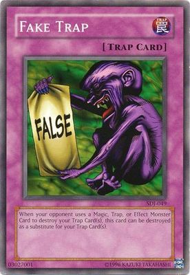 Fake Trap - SDJ-049 - Common Unlimited Starter Deck: Joey [SDJ] Unlimited Singles