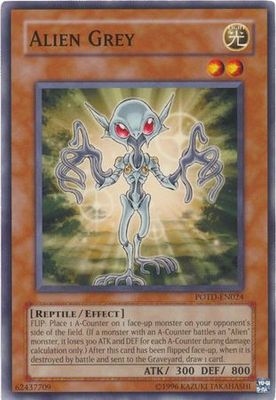 Alien Grey - POTD-EN024 - Common Unlimited Power of the Duelist [POTD] Unlimited Singles