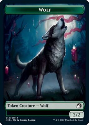 Wolf (013) // Clue (016) Double-Sided Token (Challenger 2022) - Unique and Miscellaneous Promos (UMP)
