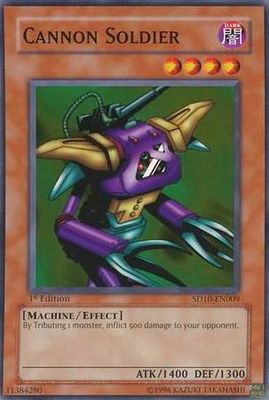 Cannon Soldier - SD10-EN009 - Common 1st Edition Structure Deck: Machine Re-Volt 1st Edition Singles