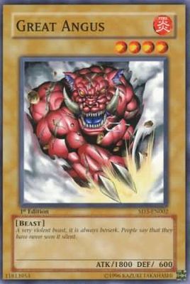 Great Angus - SD3-EN002 - Common 1st Edition Structure Deck: Blaze of Destruction 1st Edition Singles