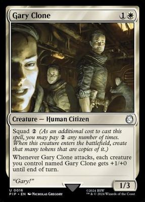 Gary Clone 0016 Universes Beyond: Fallout Commander Singles
