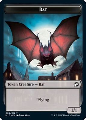 Bat Token 004/019 Innistrad: Midnight Hunt Singles