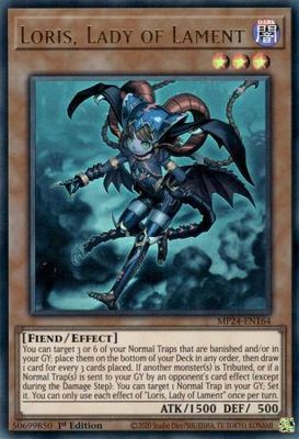 Loris, Lady of Lament - MP24-EN164 - Ultra Rare 1st Edition Mega Tin 2024 Dueling Mirrors Singles