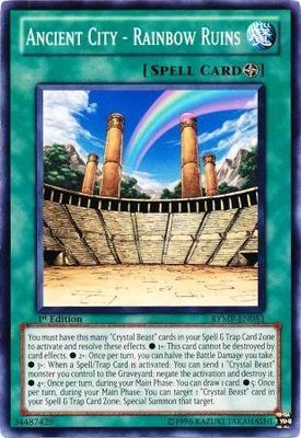 Ancient City - Rainbow Ruins - RYMP-EN053 - Common 1st Edition Ra Yellow Mega Pack 1st Edition Singles