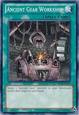 Ancient Gear Workshop - SD10-EN017 - Common Unlimited Structure Deck: Machine Re-Volt Unlimited Singles
