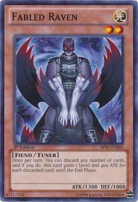 Fabled Raven - BP01-EN205 - Common 1st Edition Battle Pack: Epic Dawn 1st Edition Singles