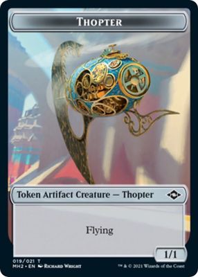 Food (017) // Thopter Double-sided Token - Modern Horizons 2 (MH2) Modern Horizons 2