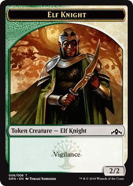 Elf Knight Token 006/008 Guilds of Ravnica Singles (Español)