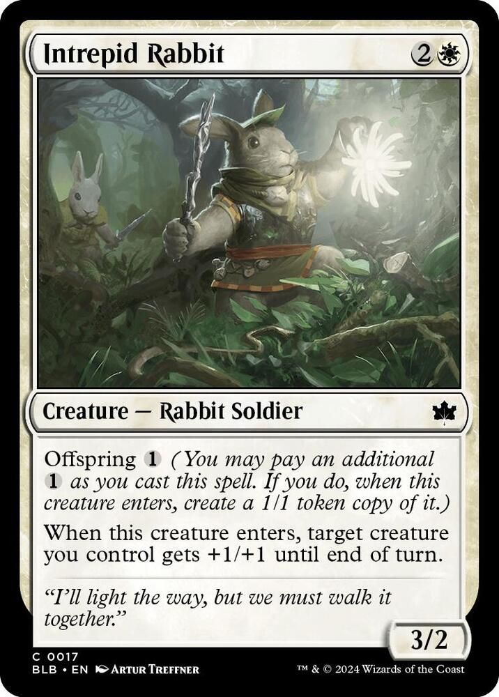 Intrepid Rabbit - Bloomburrow (BLB) Bloomburrow (Español)