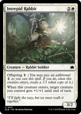 Intrepid Rabbit - Bloomburrow (BLB) Bloomburrow (Español)
