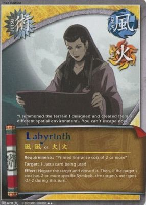 Labyrinth - 670 - Rare Naruto: Will of Fire