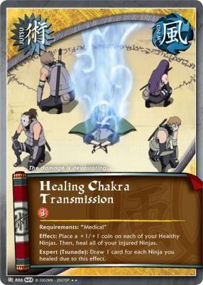 Healing Chakra Transmission - 886 - Rare Naruto: Invasion