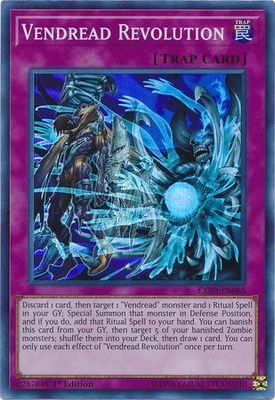 Vendread Revolution - EXFO-EN085 - Super Rare 1st Edition Extreme Force [EXFO] 1st Edition Singles *Espanol*