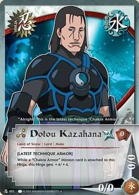 Dotou Kazahana - N-184 - Uncommon Naruto: Eternal Rivalry Foil