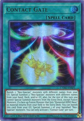 Contact Gate - CYHO-ENSP1 - Ultra Rare Limited Edition Cybernetic Horizon 1st Edition Singles *Espanol*