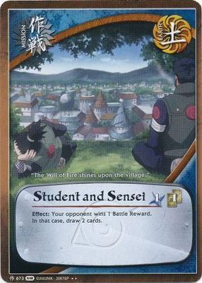 Student and Sensei - 673 - Starter Rare Naruto CCG Promos