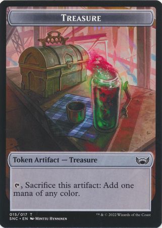 Treasure Token 015/017 Streets of New Capenna Singles(Español)