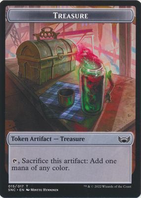 Treasure Token 015/017 Streets of New Capenna Singles(Español)