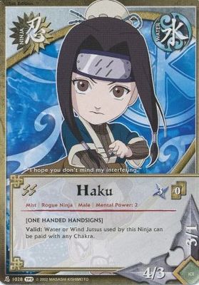 Haku [One Handed Handsigns]- 1028 - Common Naruto: Tournament (Chibi) Pack 2