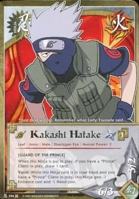 Kakashi Hatake - N-396 - Common Naruto: Approaching Wind