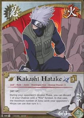 Kakashi Hatake - N-580 - Starter Naruto CCG Promos
