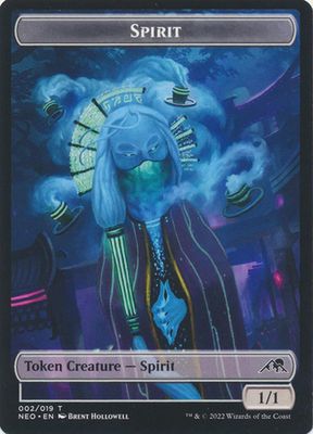 Spirit Token 002/019 Kamigawa Neon Dynasty Singles (Español)