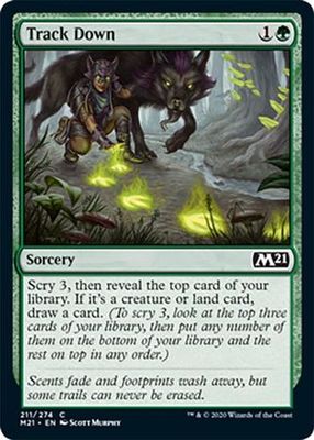 Track Down 211/274 Magic 2021 (M21) Singles