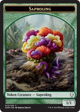Saproling Token 013/016 - DOM Dominaria Singles