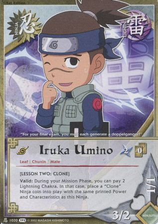 Iruka Umino [Lesson Two: Clone]- 1020 - Common Naruto: Tournament (Chibi) Pack 2