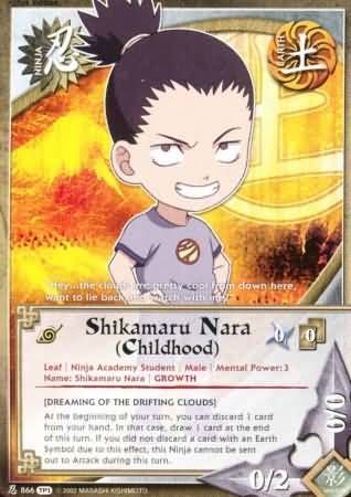 Shikamaru Nara (Childhood) - n-866 - Common Naruto: Tournament (Chibi) Pack 1