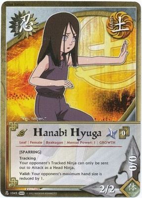 Hanabi Hyuga - 1045 - Common Naruto: Tales of the Gallant Sage