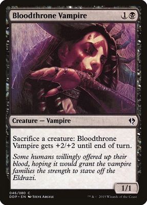 Bloodthrone Vampire - Duel Decks: Zendikar vs. Eldrazi (DDP) Duel Decks: Zendikar vs. Eldrazi