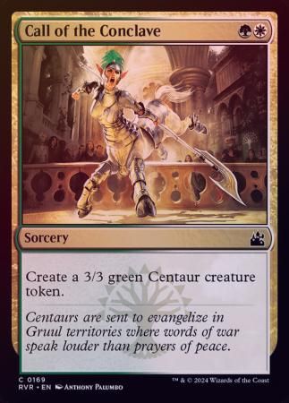 Call of the Conclave 0169 - Foil Ravnica Remastered Foil Singles