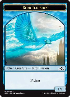 Bird Illusions Token 003/008 Guilds of Ravnica Singles