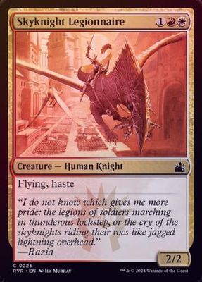 Skyknight Legionnaire 0225 - Foil Ravnica Remastered Foil Singles