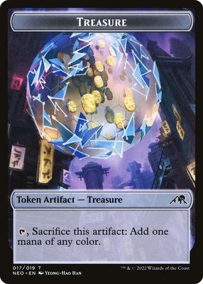 Treasure Token - Kamigawa: Neon Dynasty (NEO) Kamigawa: Neon Dynasty (Español)