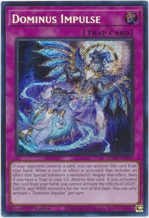 SJGA Dominus Impulse - ROTA-EN079 - Secret Rare 1st Edition Rage of the Abyss 1st Edition Singles