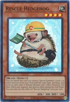 GA Rescue Hedgehog - ROTA-EN097 - Super Rare 1st Edition Rage of the Abyss 1st Edition Singles
