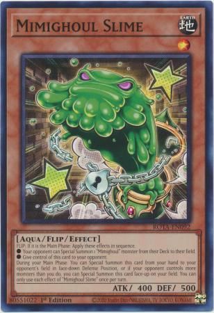 GA Mimighoul Slime - ROTA-EN092 - Super Rare 1st Edition Rage of the Abyss 1st Edition Singles
