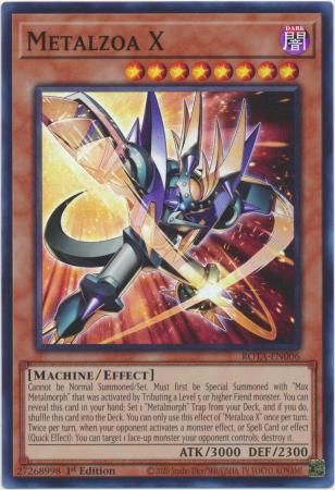 GA Metalzoa X - ROTA-EN006 - Super Rare 1st Edition Rage of the Abyss 1st Edition Singles