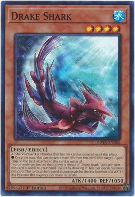 GA Drake Shark - ROTA-EN002 - Super Rare 1st Edition Rage of the Abyss 1st Edition Singles