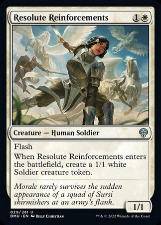 Resolute Reinforcements 029/281 Dominaria United Singles