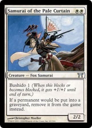 Samurai of the Pale Curtain Champions of Kamigawa Singles