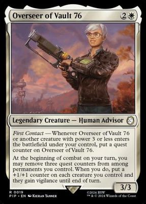 Overseer of Vault 76 0019 Universes Beyond: Fallout Commander Singles