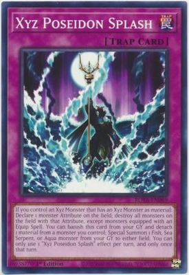 GA Xyz Poseidon Splash - ROTA-EN069 - Common 1st Edition Rage of the Abyss 1st Edition Singles